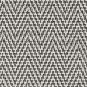 Pure New Wool Carpet Diana Herringbone Heavy Metal