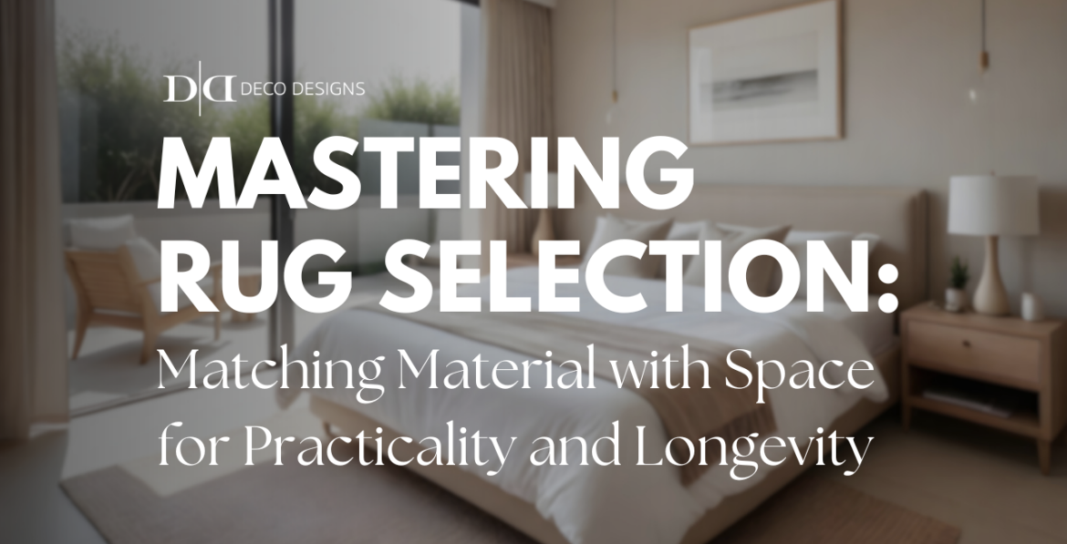 Mastering Rug Selection: Matching Material with space