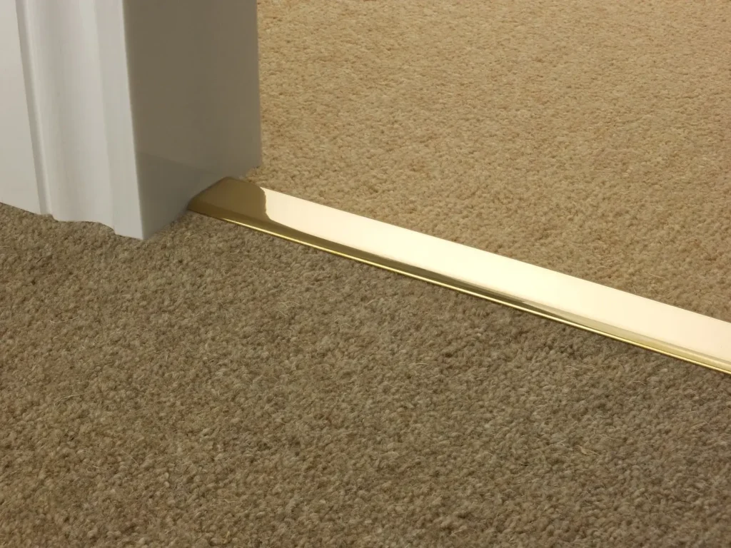door trim polished brass